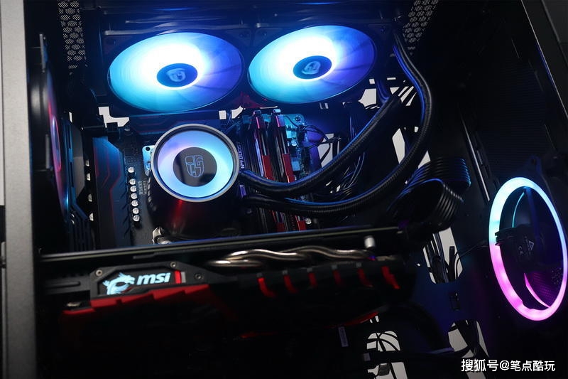 Deepcool Castle 240 rgb简易水冷cpu冷却器 240mm款 Deepcool