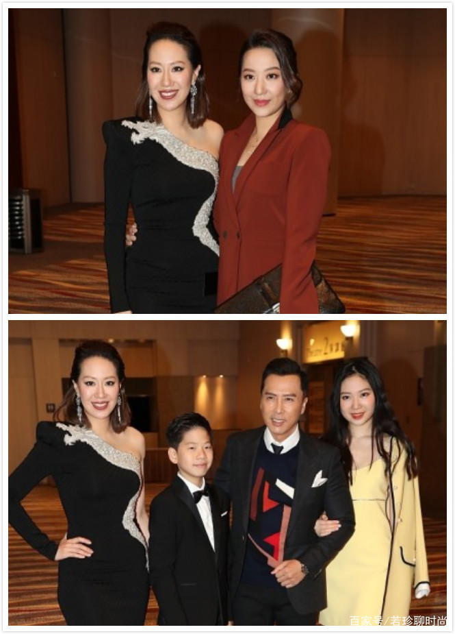 身材|汪诗诗比老公甄子丹还霸气，一家四口同行太养眼，颜值真高