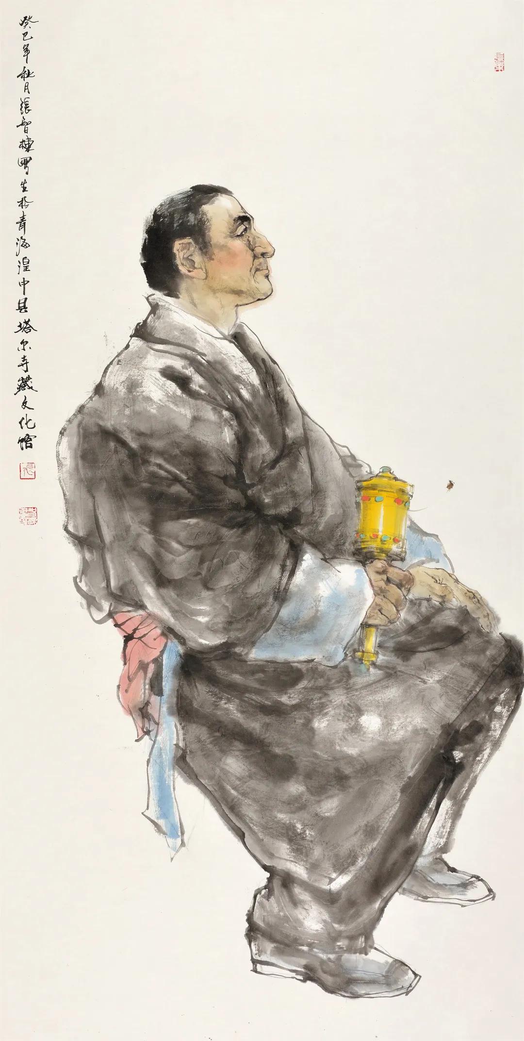 劳动者之歌张智栋中国画网上云画册写意人物画作品集