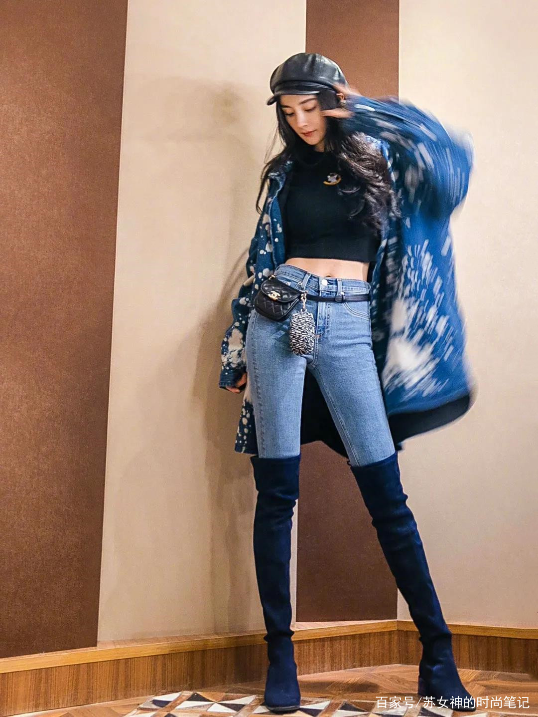 杨幂|聪明的女人都不穿小开衫了,试试这件“明星同款”,洋气又减龄!