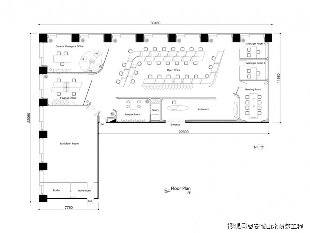 合肥公装公司【山水精工装】丨无念【办公室设计,办公室装修】