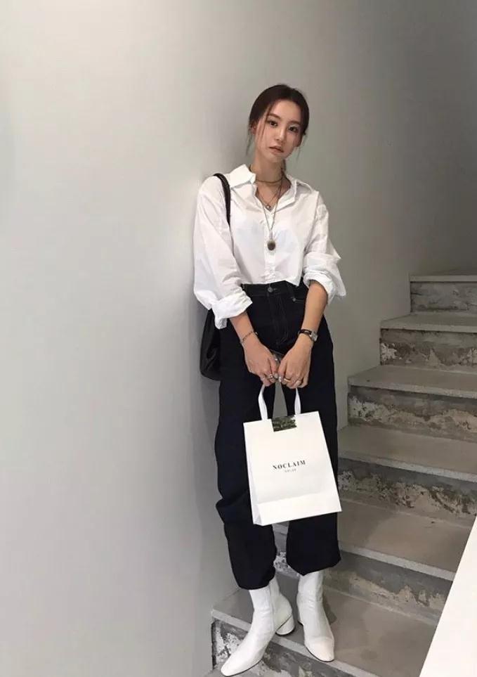 个性|短靴别和打底裤一起穿，太土！学学这几种搭配，让你分分钟潮到爆