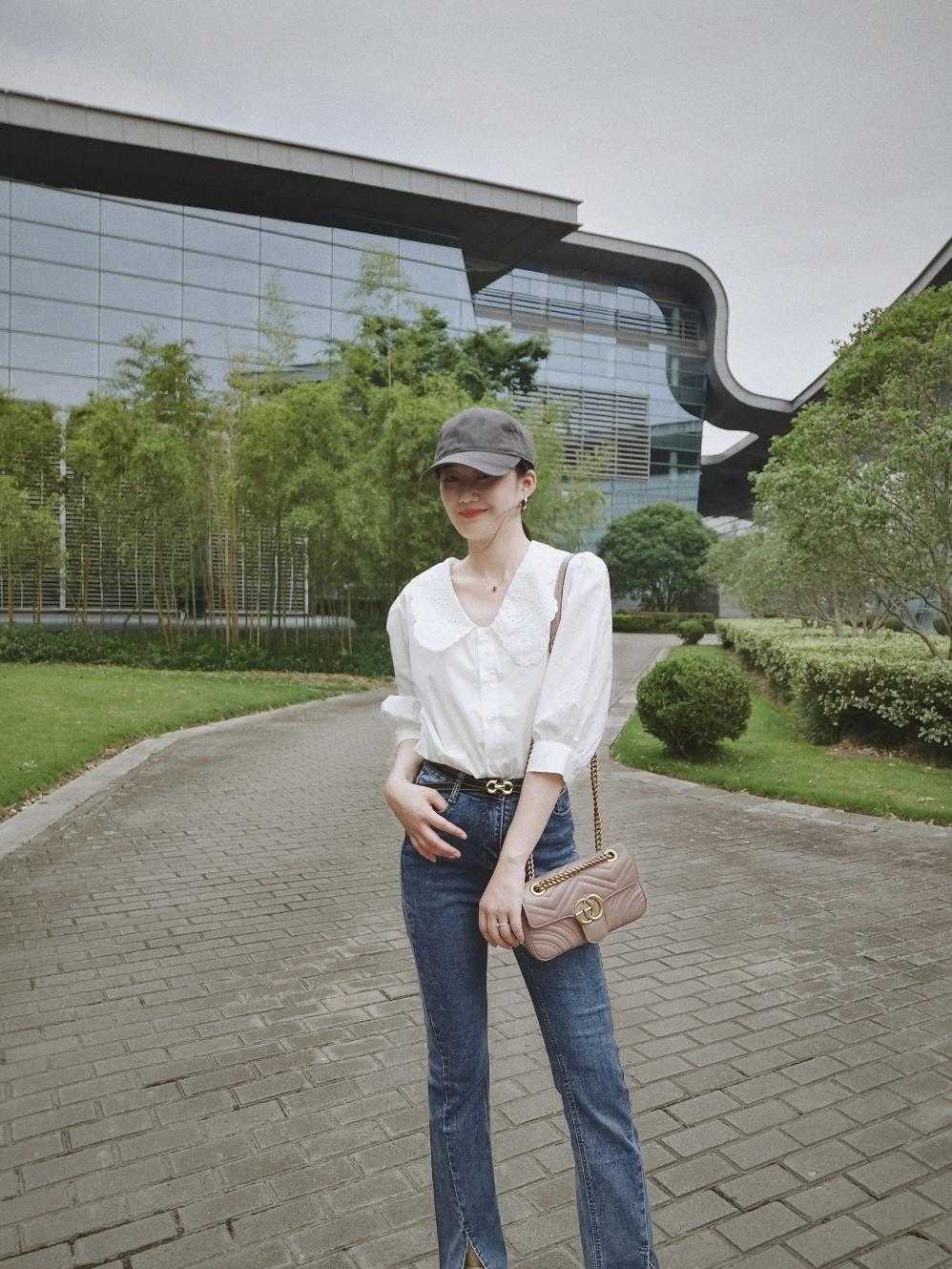 裤带|夏天穿牛仔裤，这四个款式上衣更符合，精致又耐看