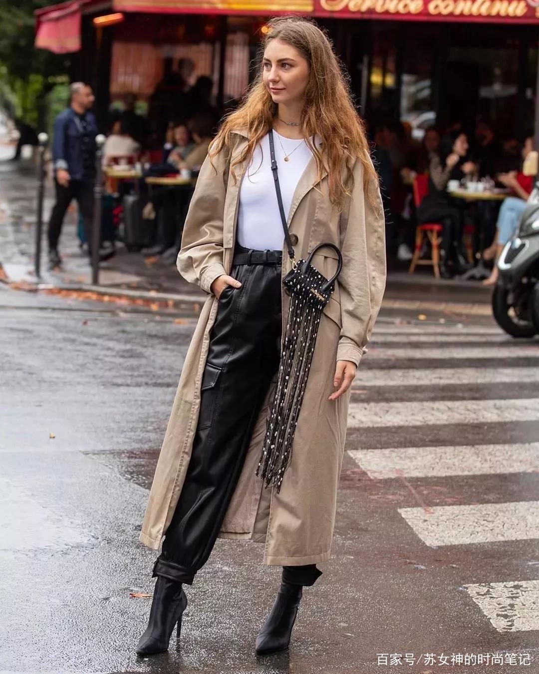 套装|收起你的“打底裤”吧,现如今“倒立裤”才最受欢迎,遮肉显腿细