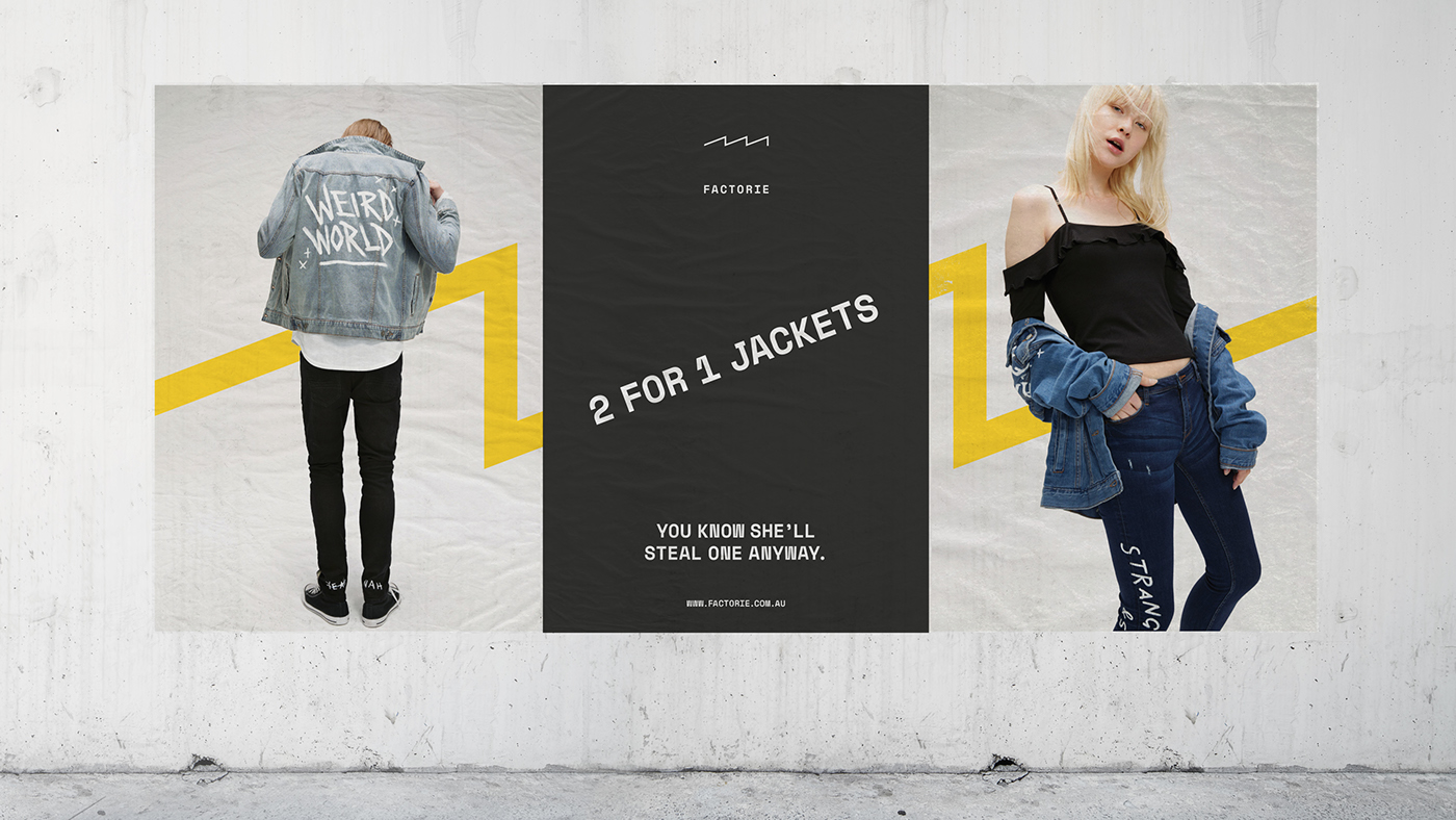 什么|平面设计 | Factorie 青春服装品牌形象设计