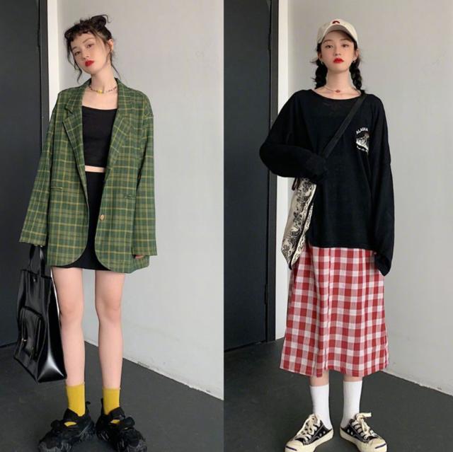 超短裙|春天美女们穿搭配衣服乖萌可爱,可甜可咸的风格