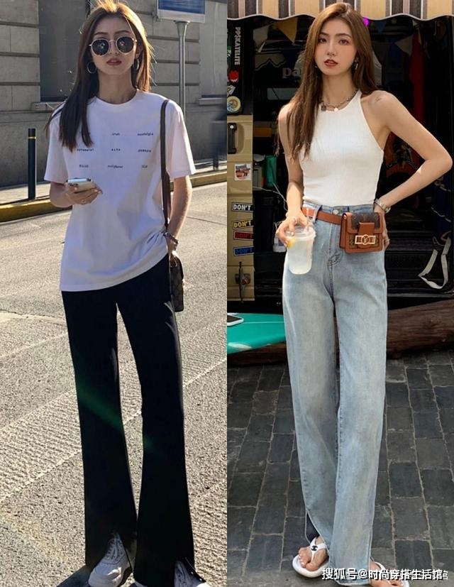 喇叭裤|夏天如何营造“女人味”？2个公式和3种搭配，轻松穿出气质美