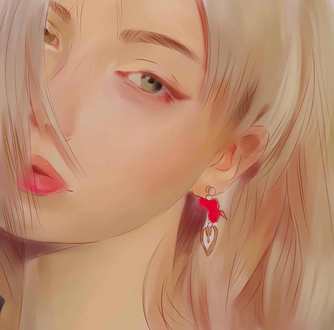 (厚涂)美少女光影笔触练习