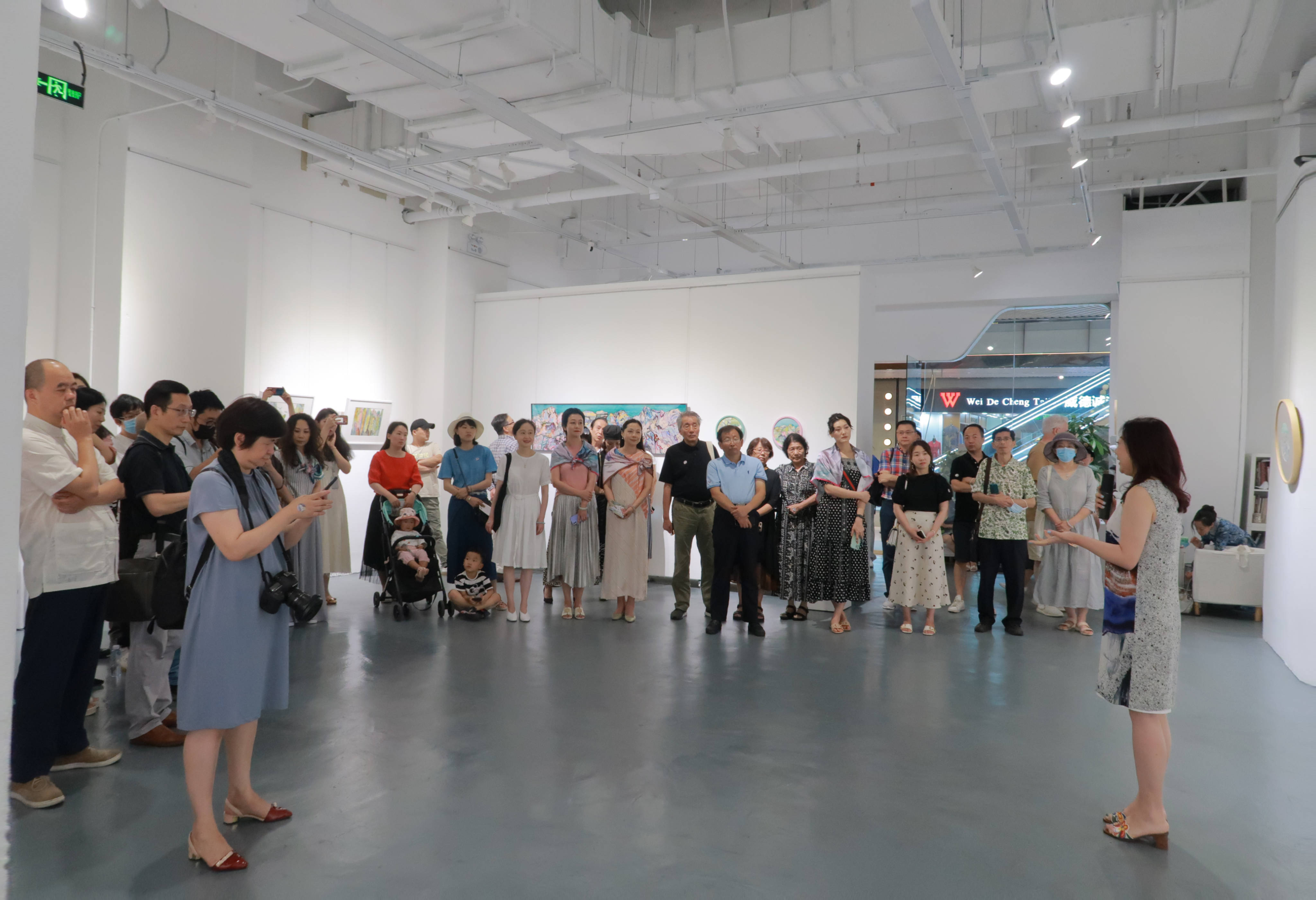 妮彩曾妮个展在南希画廊成功开幕