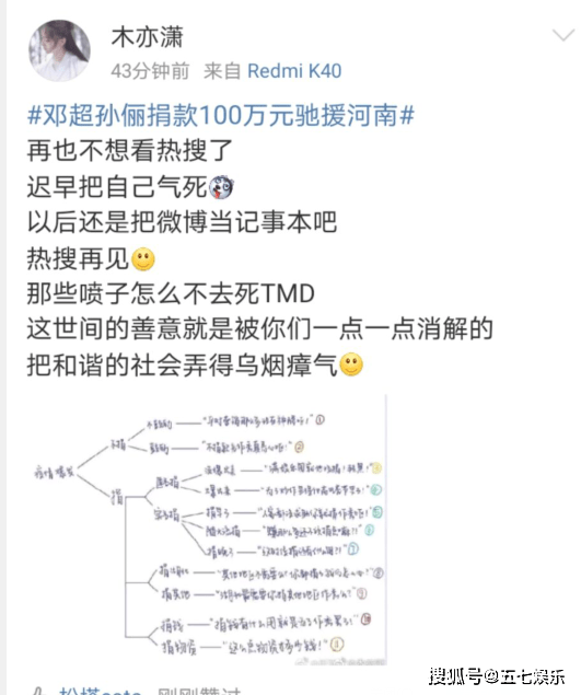 孫儷鄧超為河南捐款100萬被嘲捐太少，發善心也要用尺子量？ 娛樂 第5張