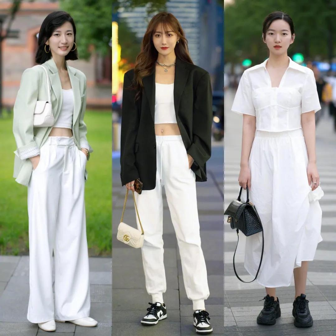 黑色|夏天着装多一点“白”，优雅又气质，高级感穿搭原来如此简单