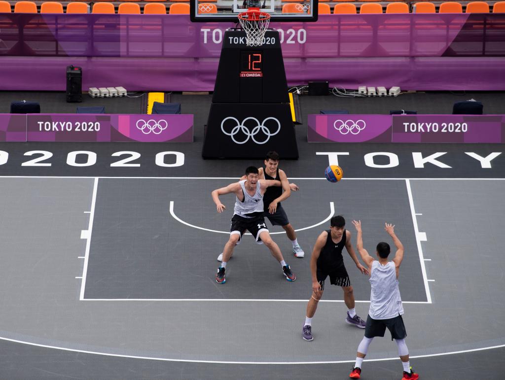 中国三人篮球队完成首次踩场训练 胡金秋:感觉不错很兴奋