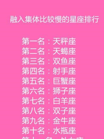 星座各种排行_十二星座朋友不多的星座排行,分手后容易沉默寡言的星座排行