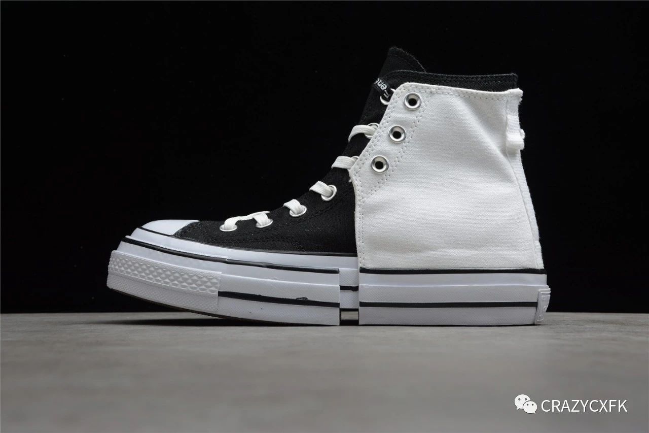 in|匡威 Converse 联名王逢陈 Feng Chen Wang 2in1 Chuck 70 解构帆布鞋