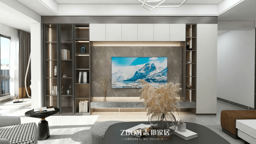 客厅|志邦家居（志邦厨柜）教你客厅的背景墙怎么才能搭出高级感！
