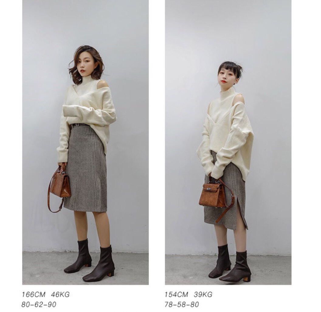 身材|身高154cm与166cm,同款同色穿搭对比,找到最适合你的搭配