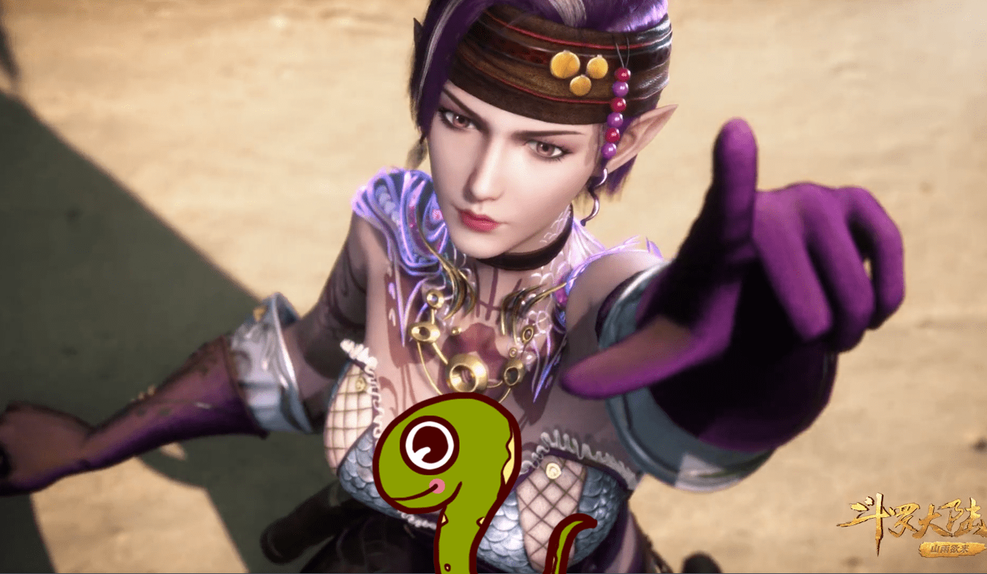 图片[1]-斗罗：唐三的霸王枪就是猛，当看清紫珍珠的嘴角，一枪捅得她流血-魔性次元