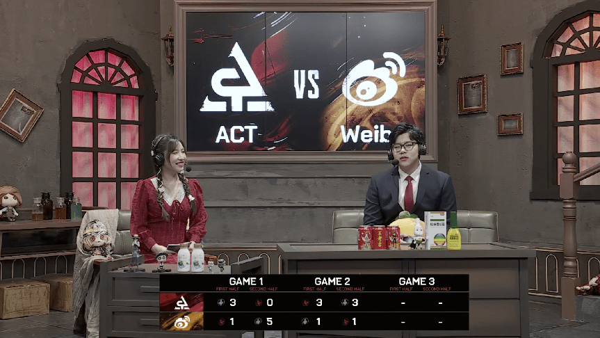 夫人|第五人格2021IVL夏季赛常规赛ACT vs Weibo第二局