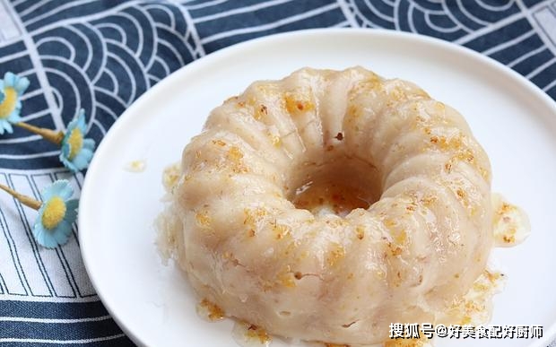 糖桂花芋头蒸糕的详细做法 健康营养 简单易学 而且不怕胖 椰子油