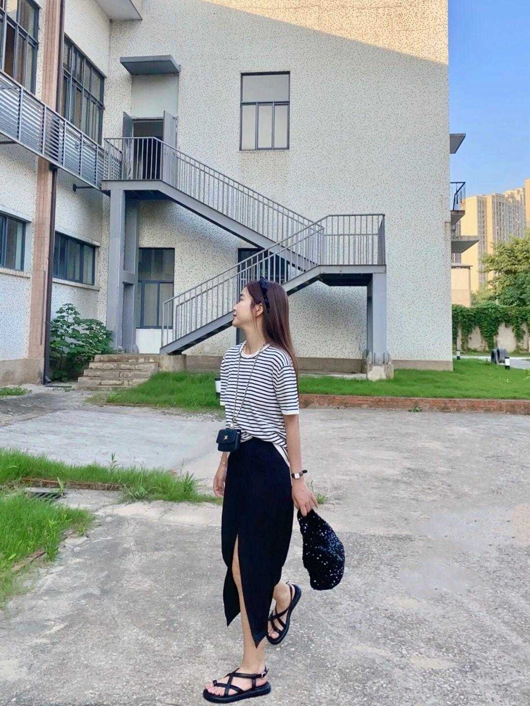 小个子|今年有种火叫过膝裙,小个子的福利,知性优雅还大方