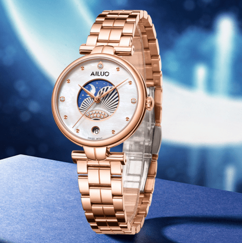 签约仪式中,展示的一系列艾诺表时尚优雅美丽,让女性重新认识国牌手表