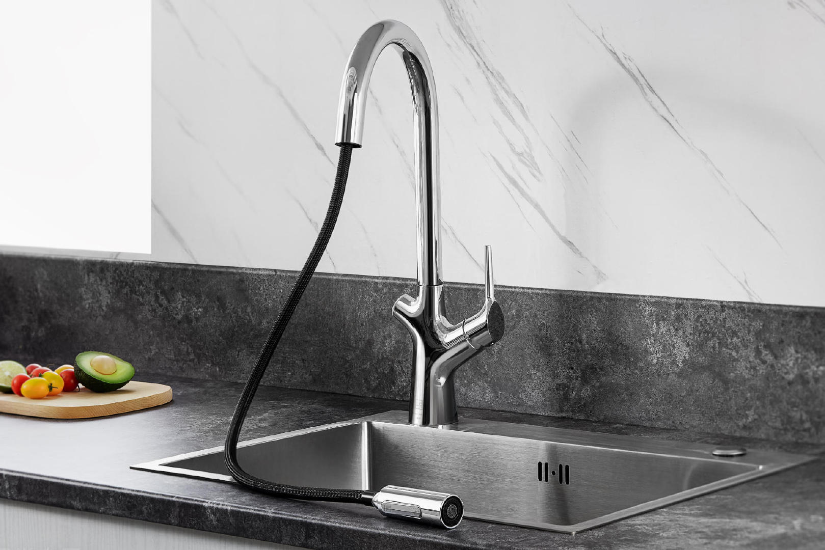 杀菌除异味 厨房多能手 舍雨臭氧厨房龙头入手体验_水流