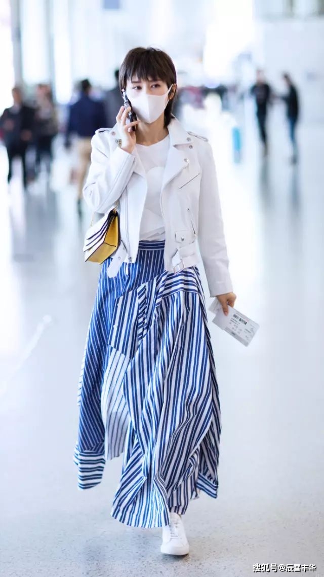 好身材|王子文真懂时尚,“复古”裙穿出个人魅力,高腰设计秀出好身材