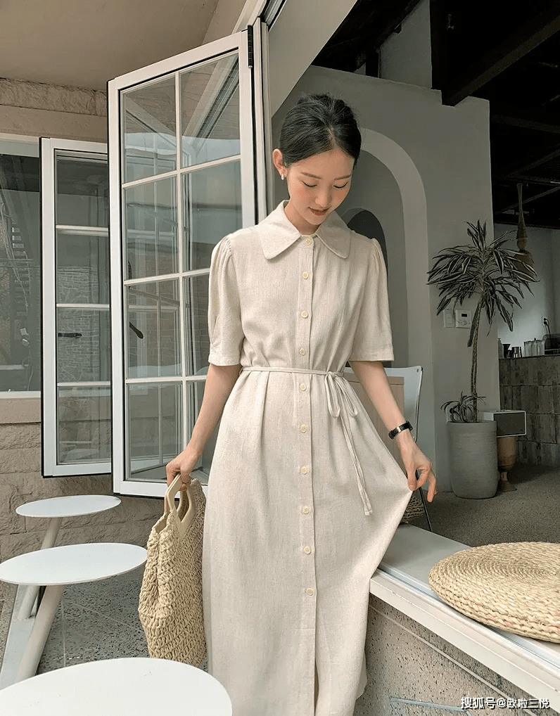 连衣裙|女生夏季穿搭：韩国风格，照着穿就很美！