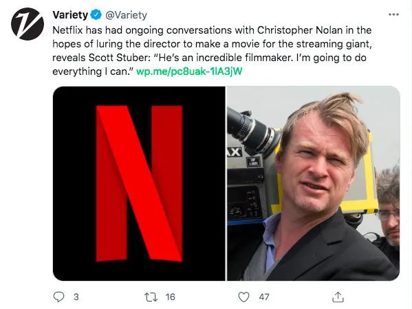 Netflix|Netflix想和诺兰合作，痴心妄想，还是暗藏转机