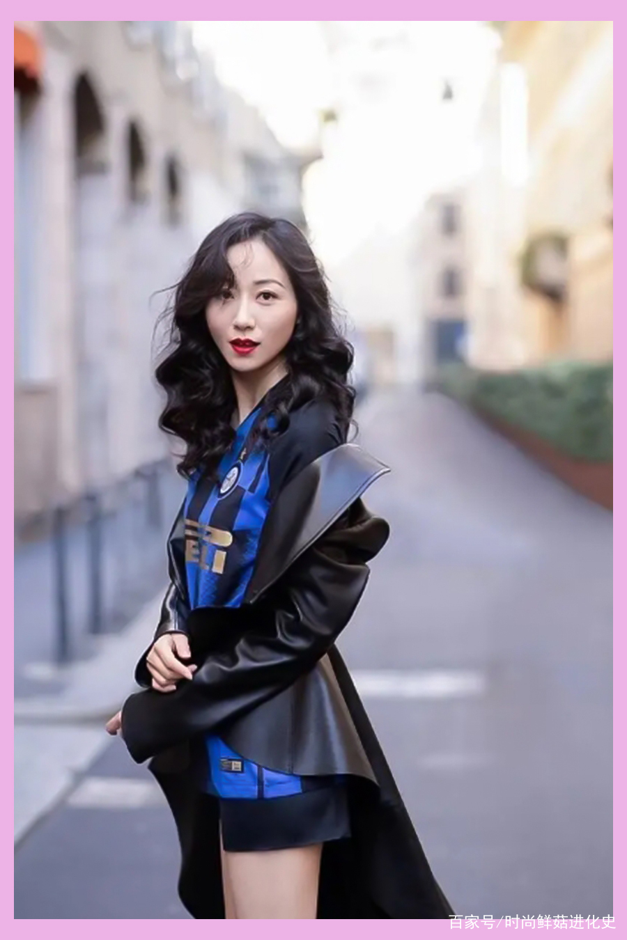 整体|36岁韩雪为装嫩拼了!篮球服搭黑皮衣,长腿秀冷艳气场