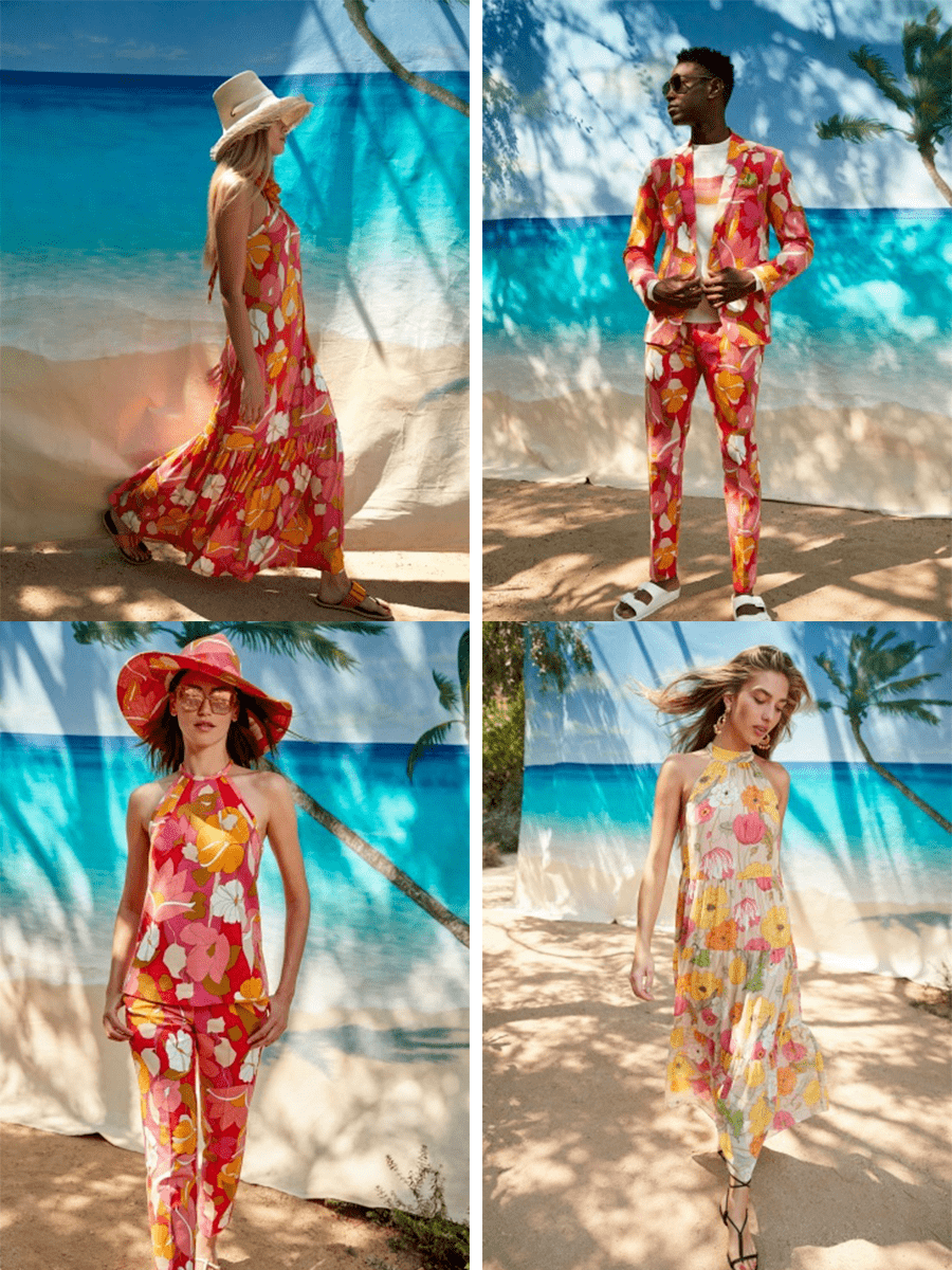 颜色|Trina Turk 2021春夏,这休闲中更有度假风情,热情中更有简约