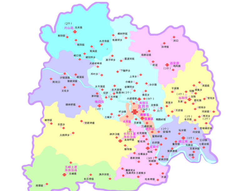 原創湖北省的區劃調整12個地級市之一宜昌市為何有13個區縣