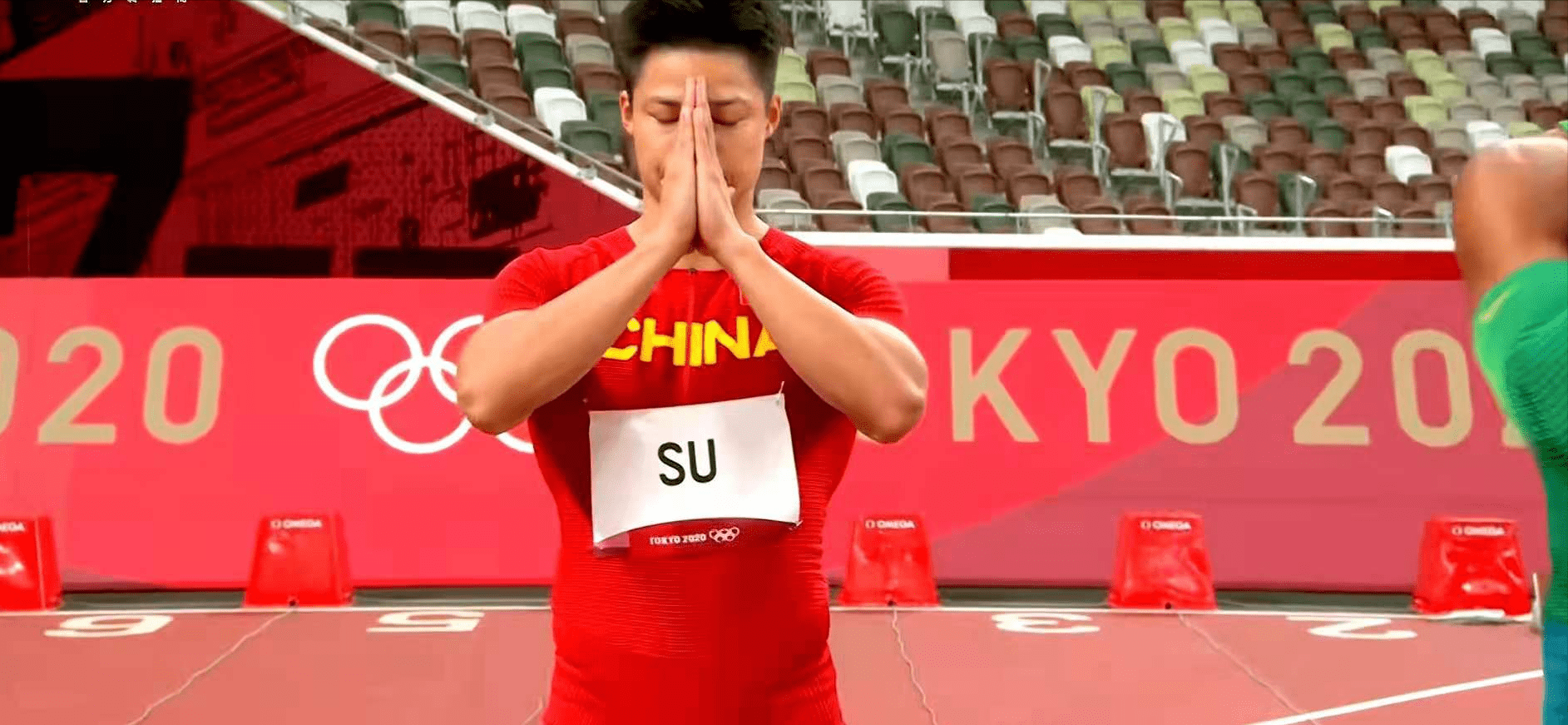 创造历史苏炳添赛前祈福983秒小组第1闯入决赛有望争牌