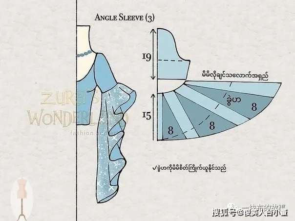 调整|袖子设计小心机！（16款有设计感的袖子设计图+结构纸样图）