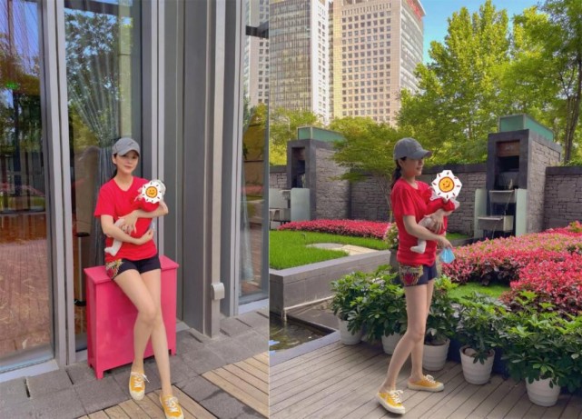 颜色|杜淳老婆是圈外人，私下一身T恤配短裤，颜值倒是不输女明星