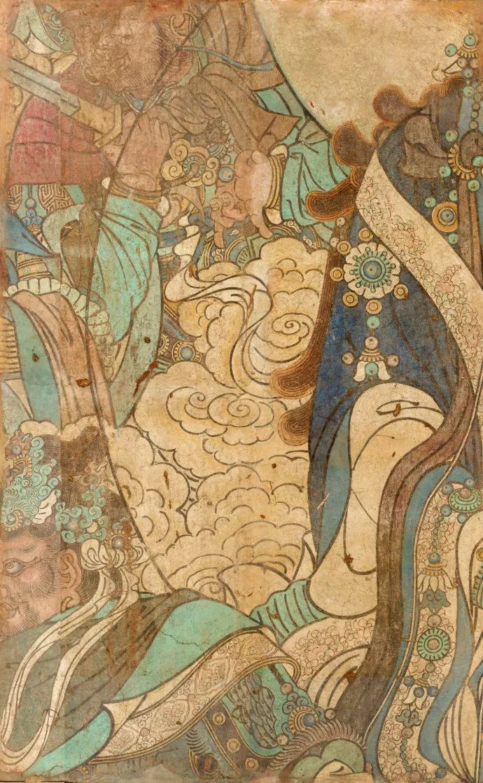 宾夕法尼亚大学博物馆藏广胜寺壁画药师佛会图