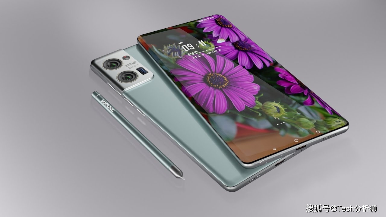 三星概念机:6000mah 骁龙895 屏下镜头,还有16gb运!