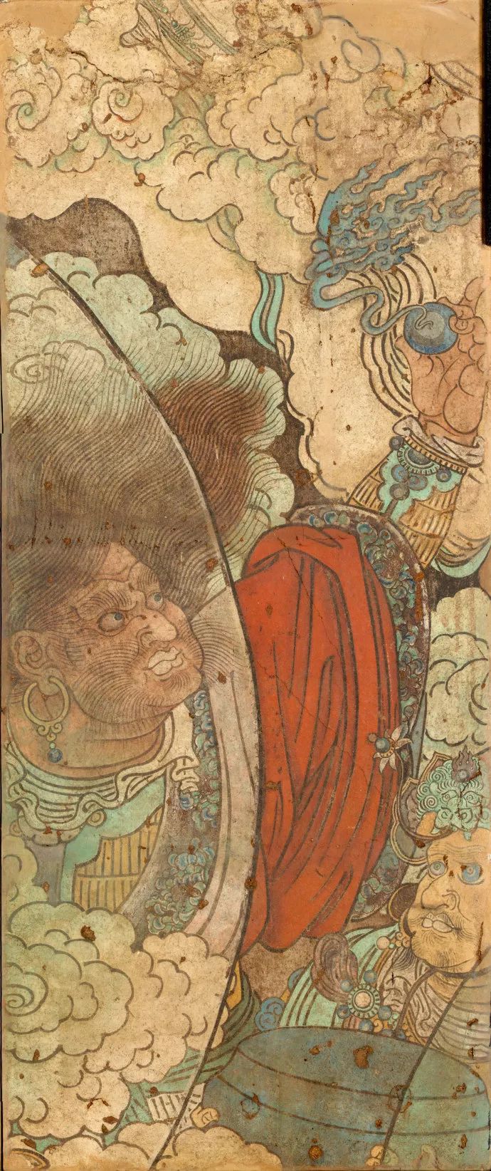 宾夕法尼亚大学博物馆藏广胜寺壁画药师佛会图