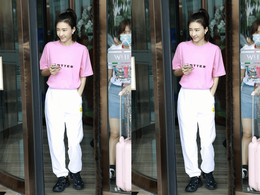 马尾|王丽坤真的好会搭,清爽颜色搭配清纯又减龄,高级又有辨识度