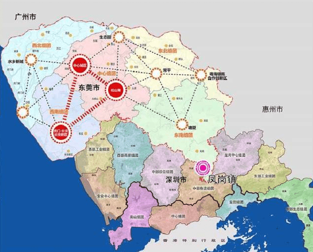 凤岗与深圳交界地图图片