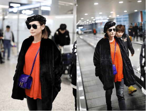 厚底|阿娇的脸太美了，可惜身高才160cm，穿长裤配厚底鞋也不咋高