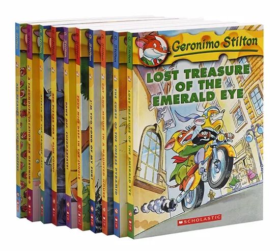 销量过亿册的geronimo Stilton 老鼠记者 英语优秀章节书代表 儿童
