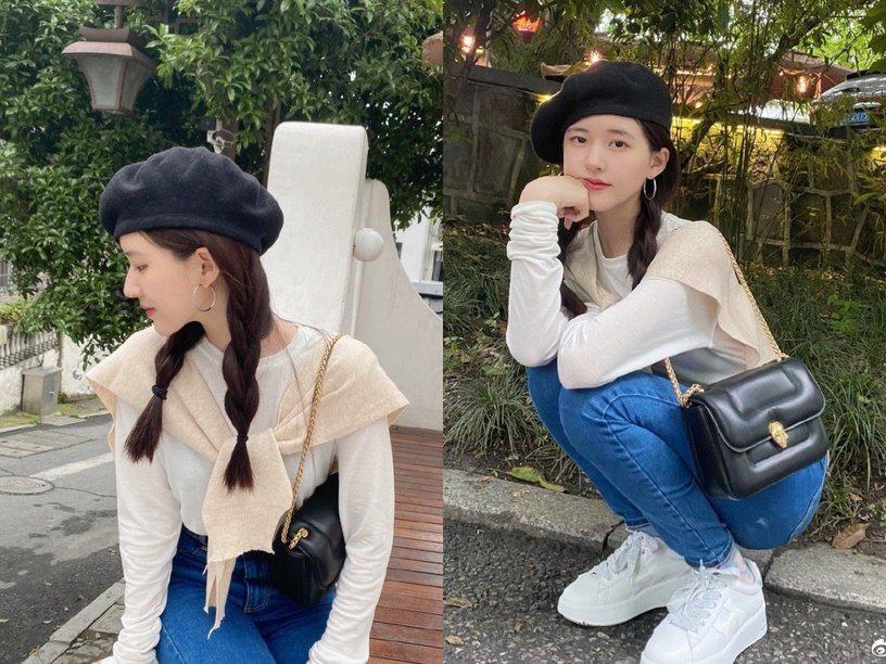 身材|女明星晒牛仔裤私服穿搭，杨幂宋茜大长腿抢镜，赵露思港风味十足