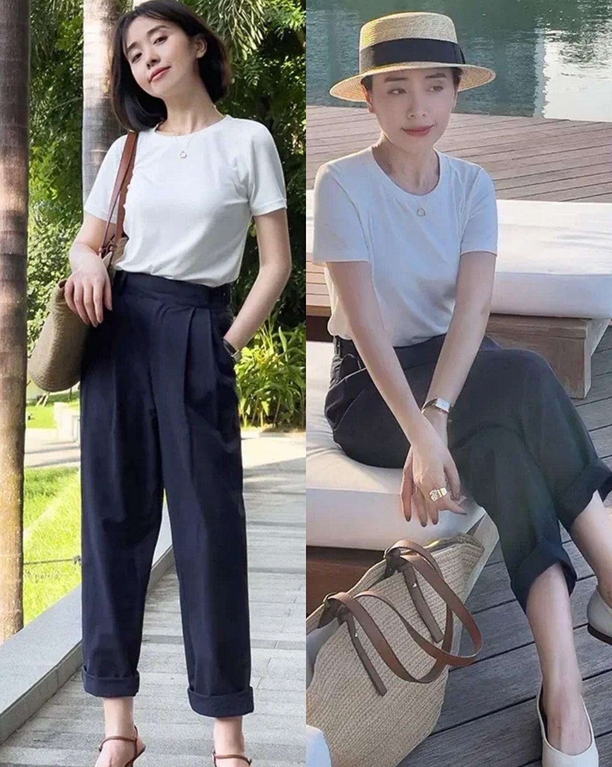 西裤|40岁女人穿什么裤子才高级？选这3种流行款，舒适大方、气质飙升