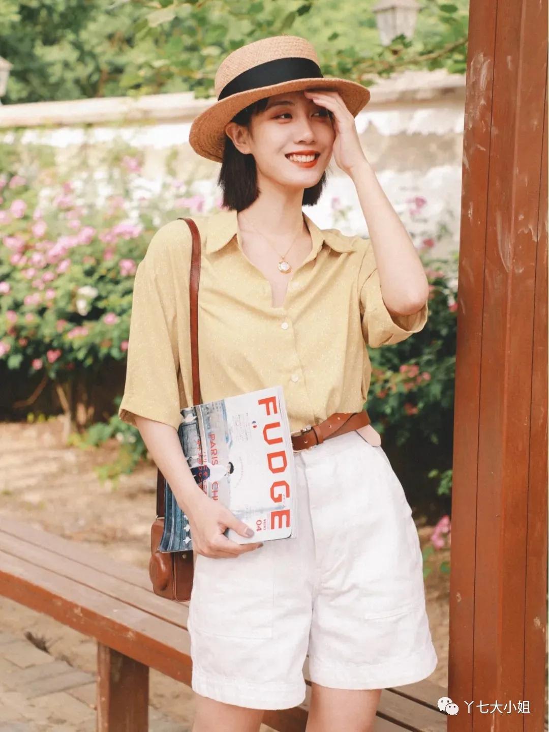 衬衣|衬衣+短裤＝夏季知性又帅气的时髦组合