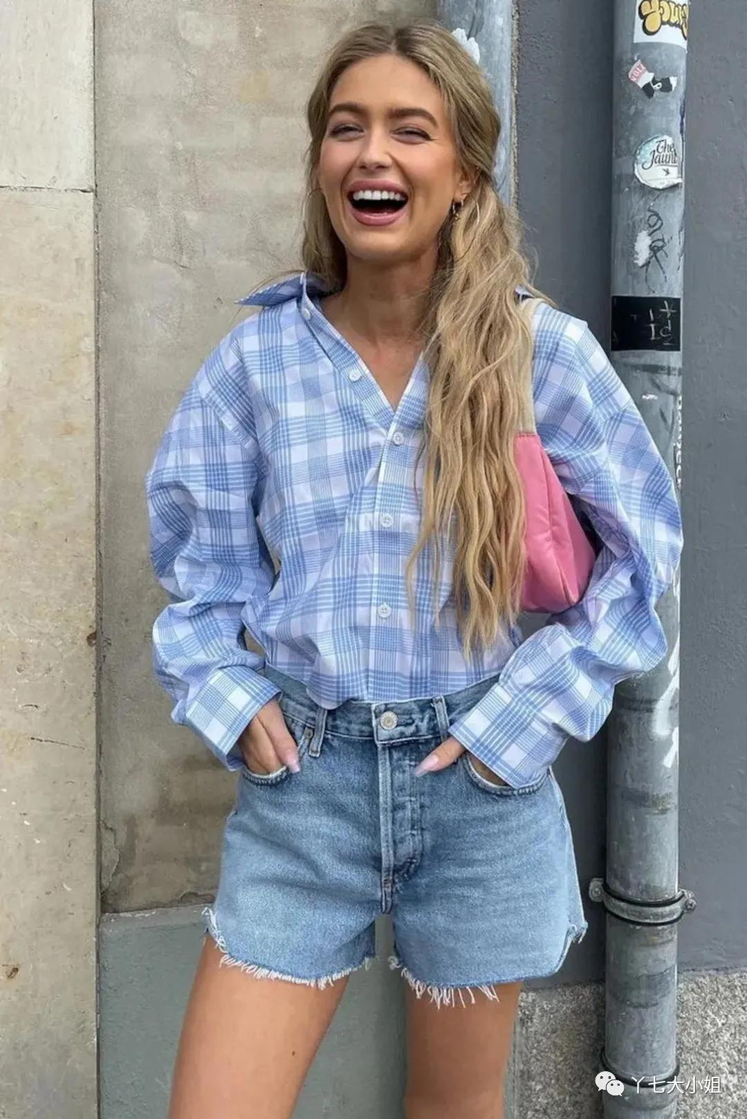 衬衣|衬衣+短裤＝夏季知性又帅气的时髦组合