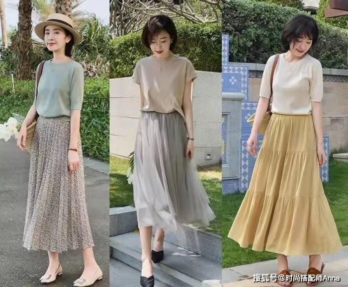 无尽|短袖上衣太适合轻熟女了，优雅和高级感的转换格外自然，超时髦