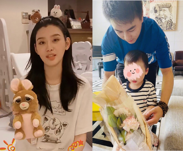 因为|奚梦瑶在家养胎心情好，穿宽松衣巧遮孕肚，化淡妆出镜气色超好