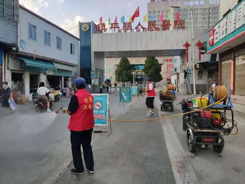 疫情|镇平县开展集中消杀行动 全方位筑牢疫情防线