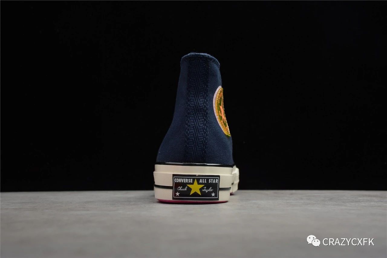 匡威魂动城市converse1970s上海霓虹限定暗夜蓝帆布鞋
